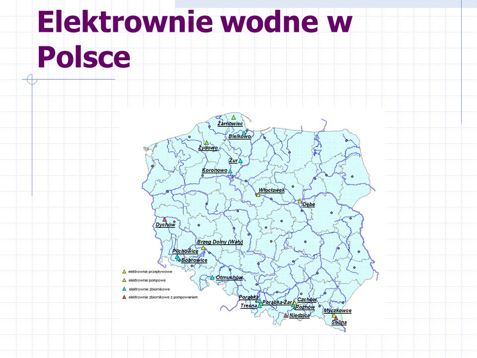 Elektrownie Wodne W Polsce Mapa Kraków Mapa